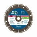 Stay Sharp 7 in. Segmented Rim Concrete Bronze Diamond Blade - Recyclable 2118042